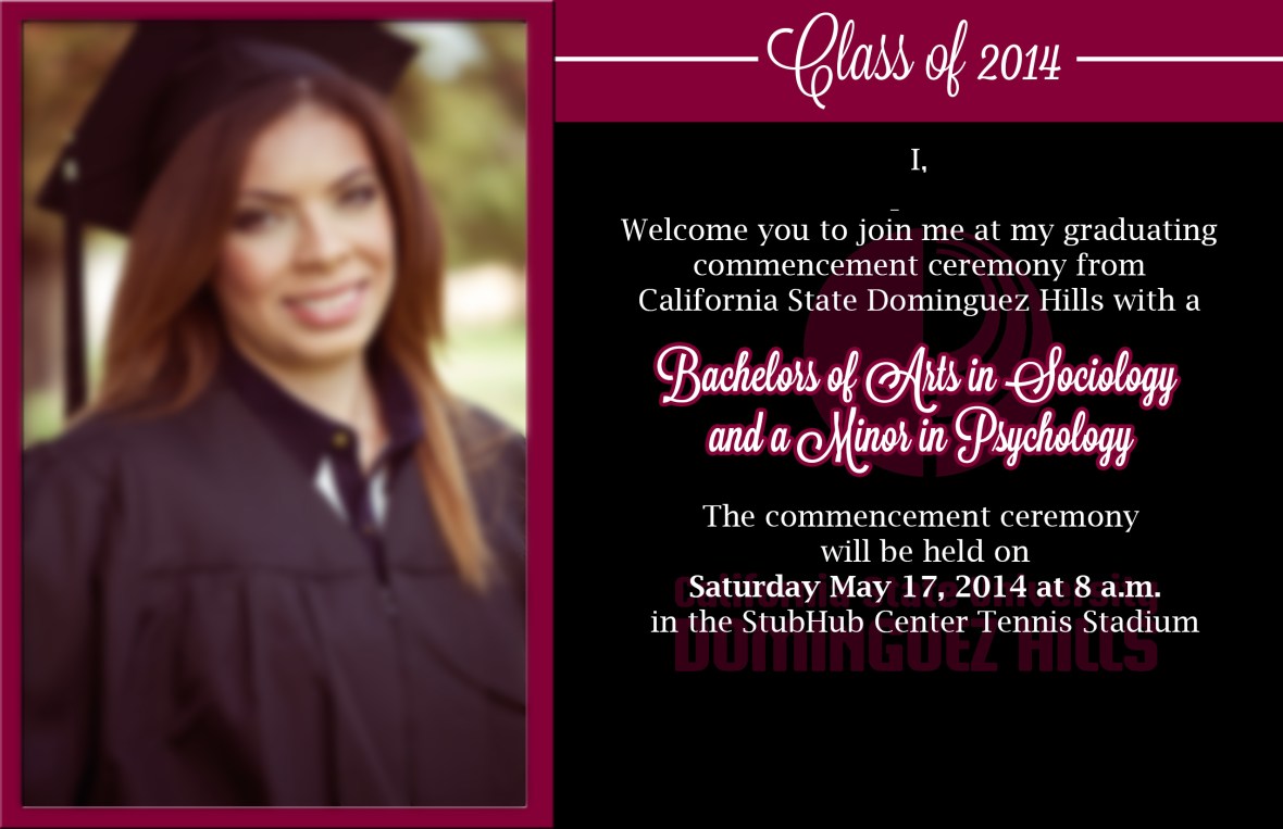 College Graduation Invite